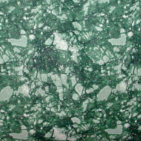 HANDMADE TOTE BAG NEW SPARKLY GREEN ABSTRACT PRINT 100% COTTON OOAK 13-1/4" SQ - Picture 2 of 3